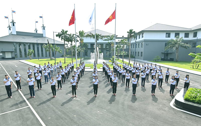 Học viên tập trung tại trung tâm tiếng nhật